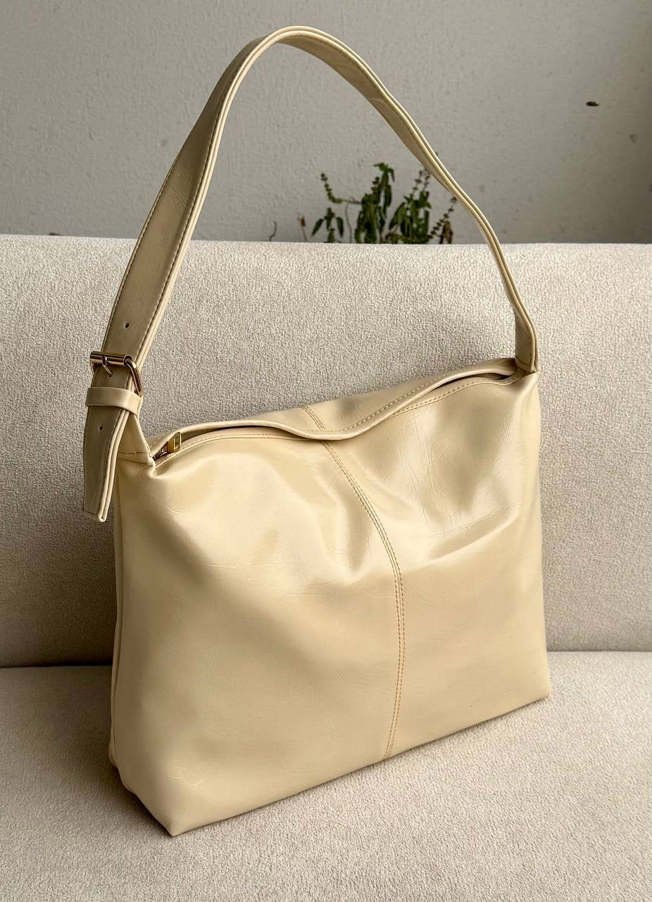 Wide Tote Bag - Fuchsia