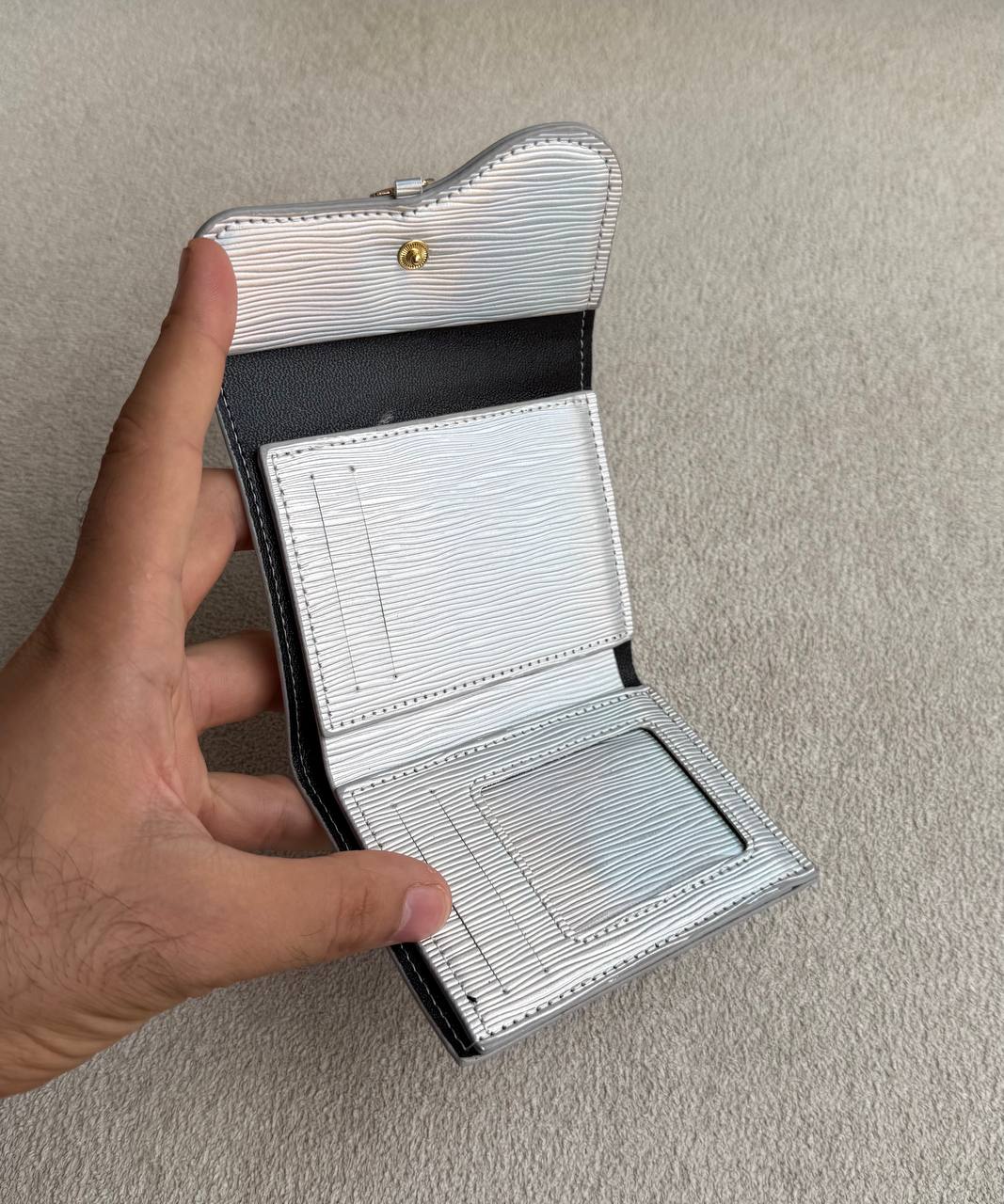 Luna Mini Wallet – Silver