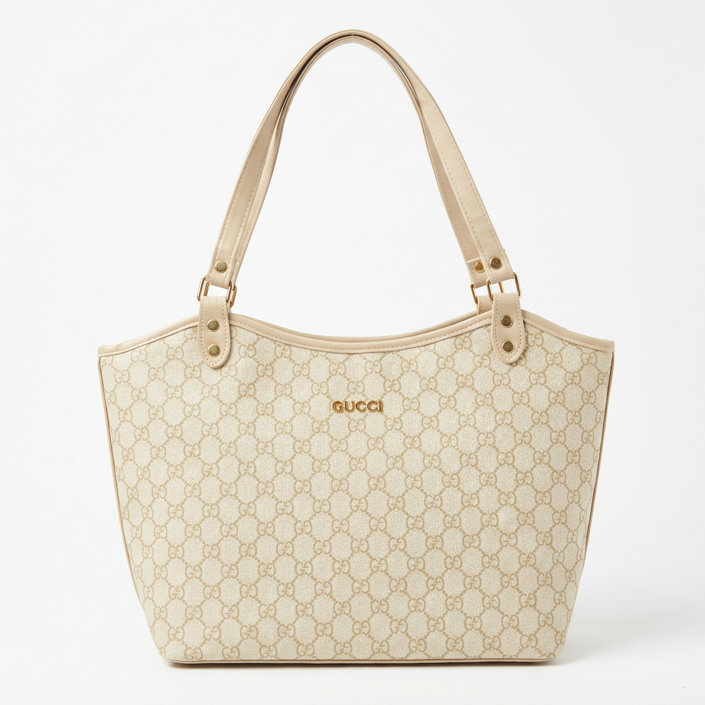 Pattern Tote - Cream