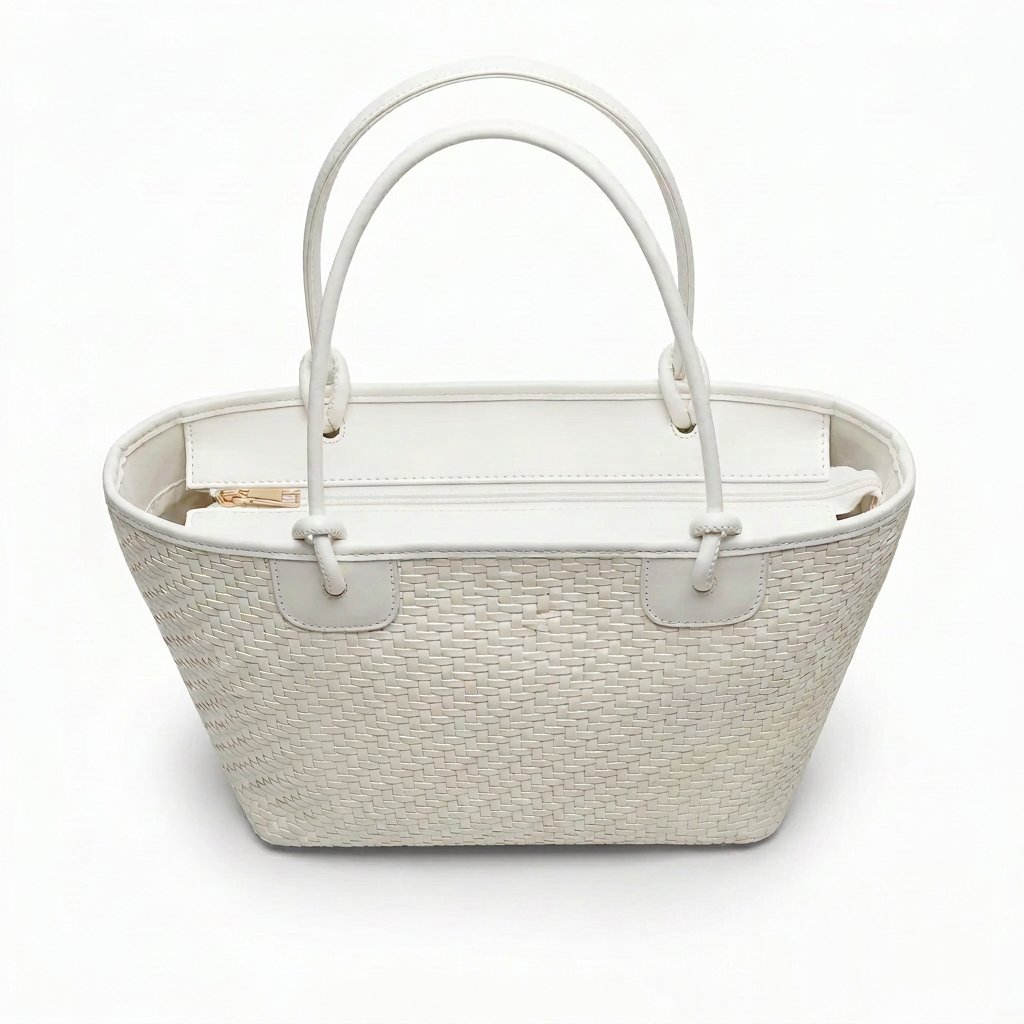 Weave Tote - White