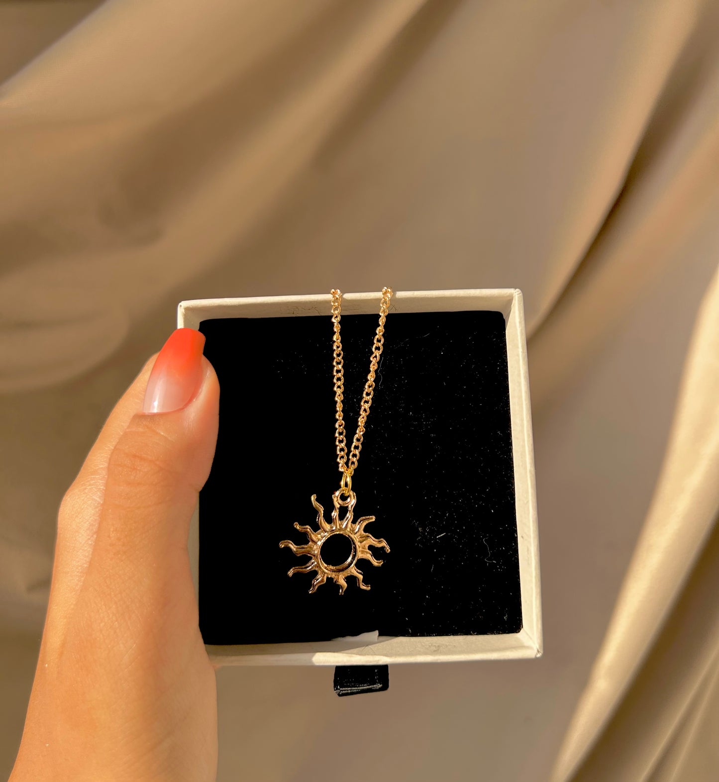 Sunrays Gold Necklace
