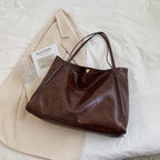 Large Capacity Tote - Brown