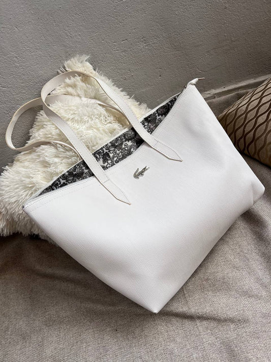 Lacoste Tote - White