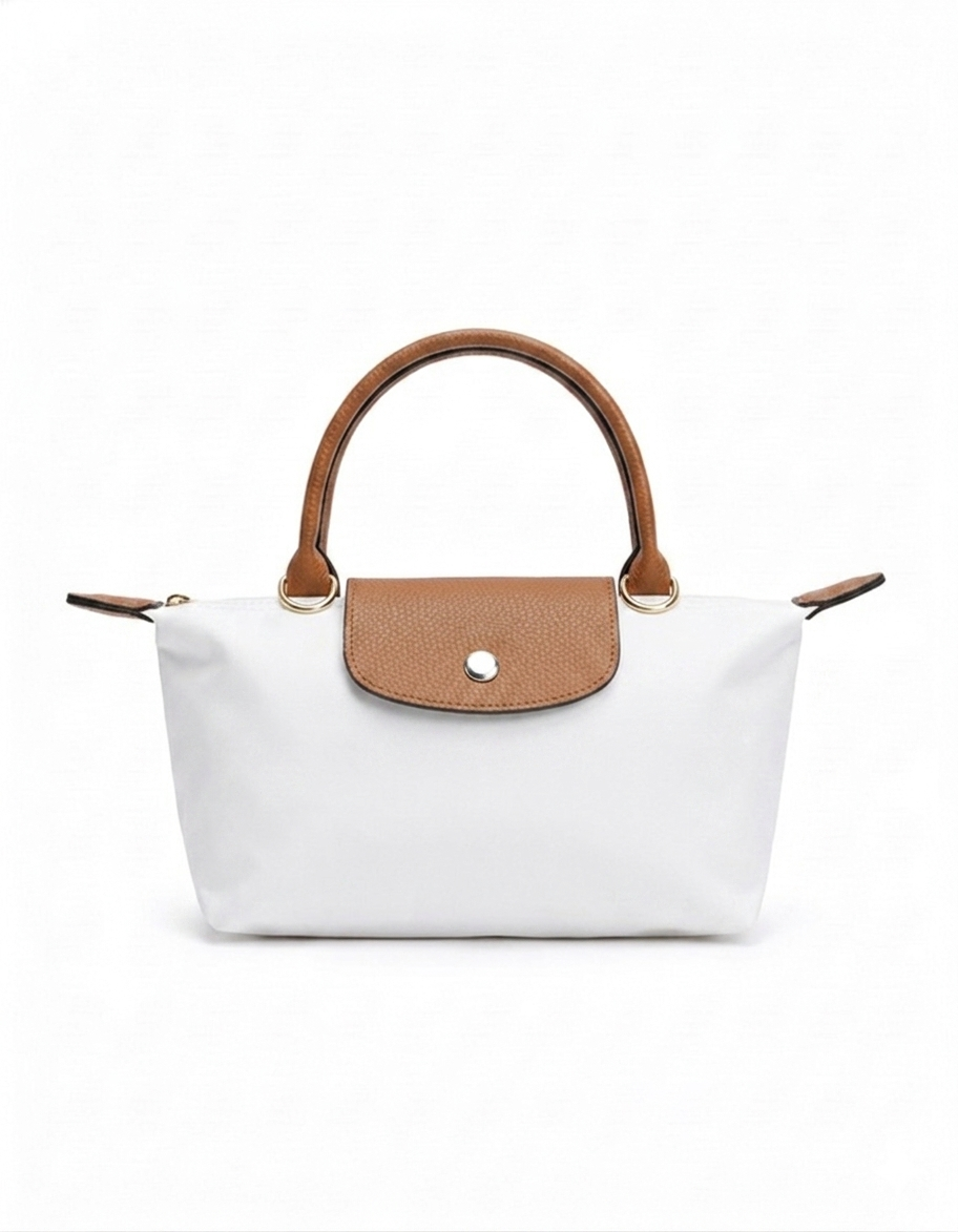 Mini Longchamp Cross Bag - White