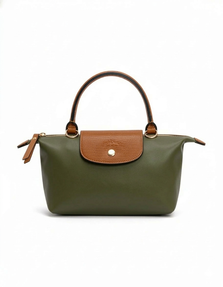 Mini Longchamp Cross Bag - Olive