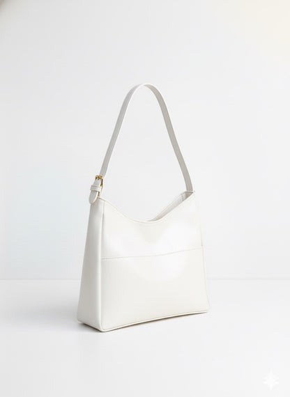 Pocket Tote Bag - White