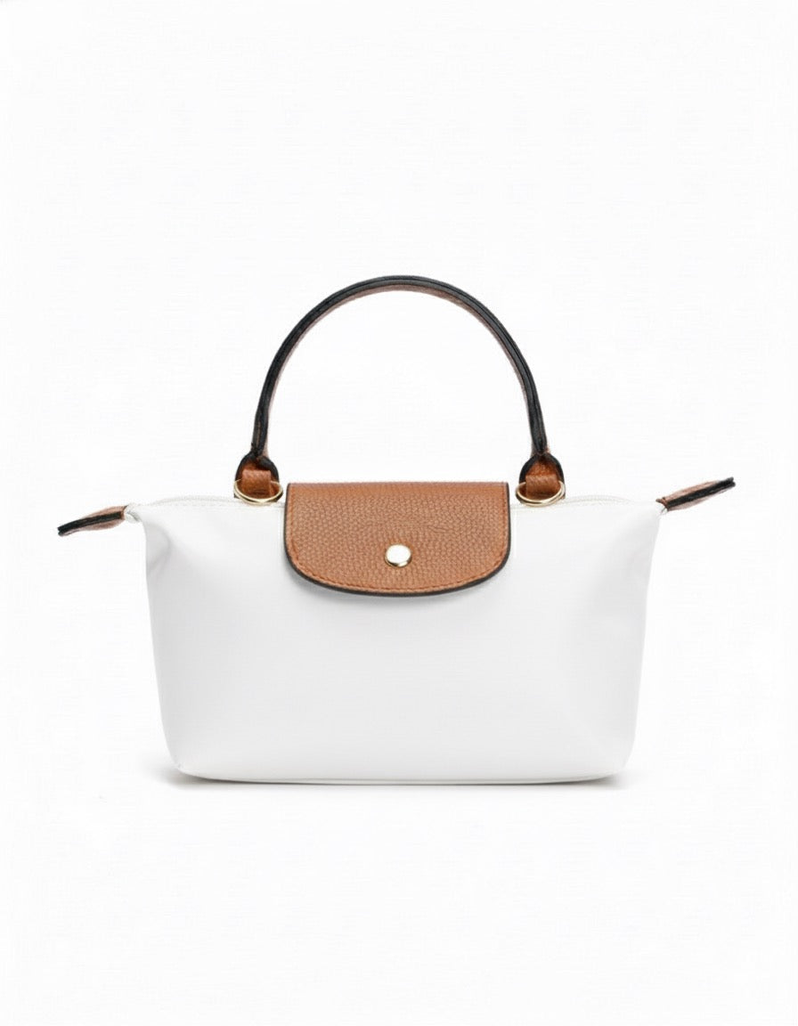Mini Longchamp Cross Bag - White