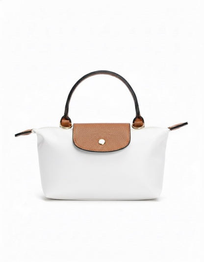 Mini Longchamp Cross Bag - White
