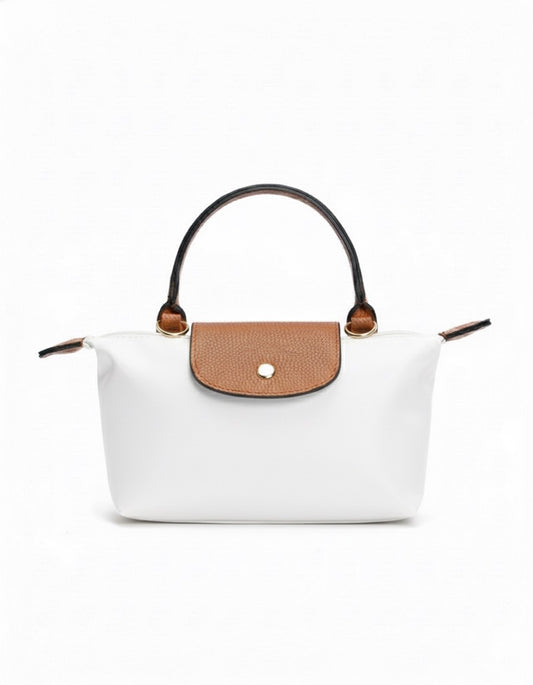 Mini Longchamp Cross Bag - White