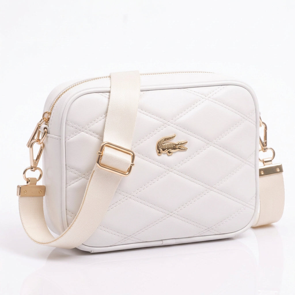 LACOSTE Cross Bag - White
