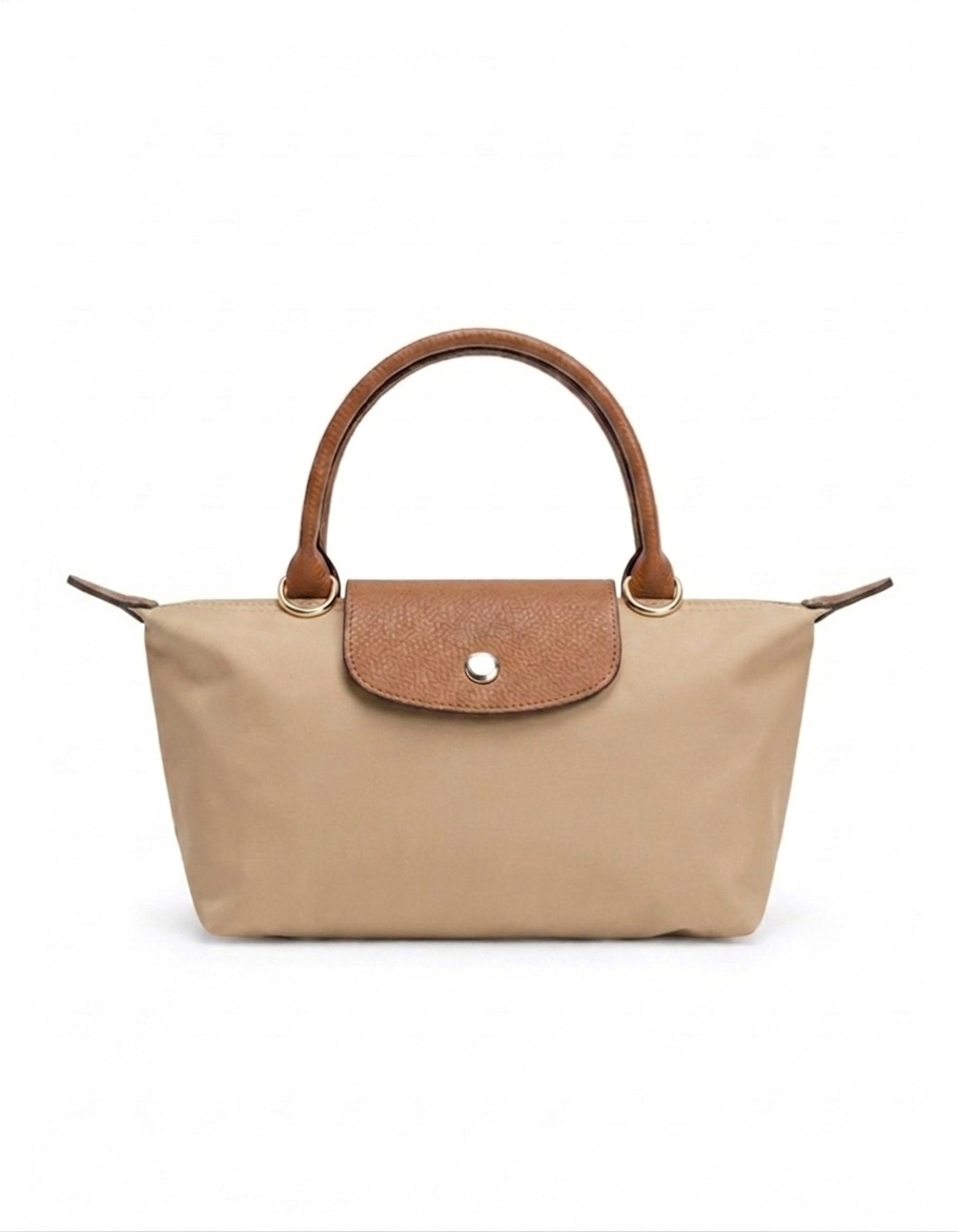 Mini Longchamp Cross Bag - Beige