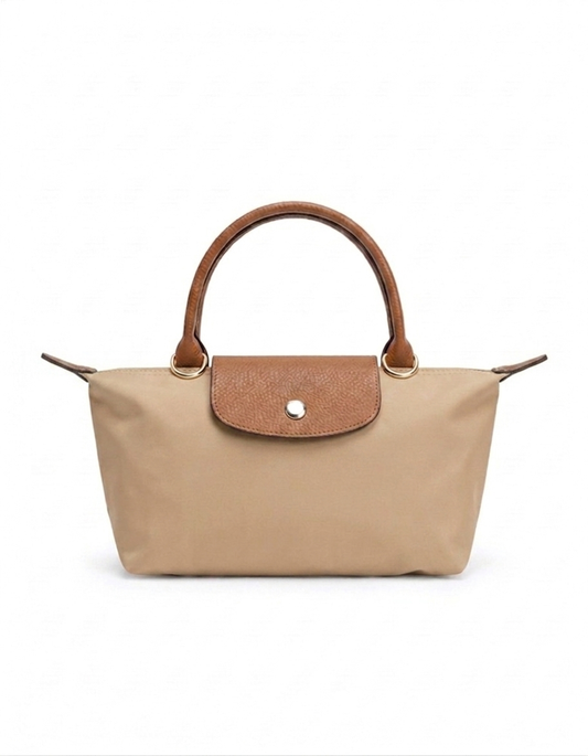 Mini Longchamp Cross Bag - Beige