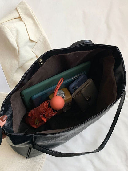 Large Capacity Tote - Burgundy