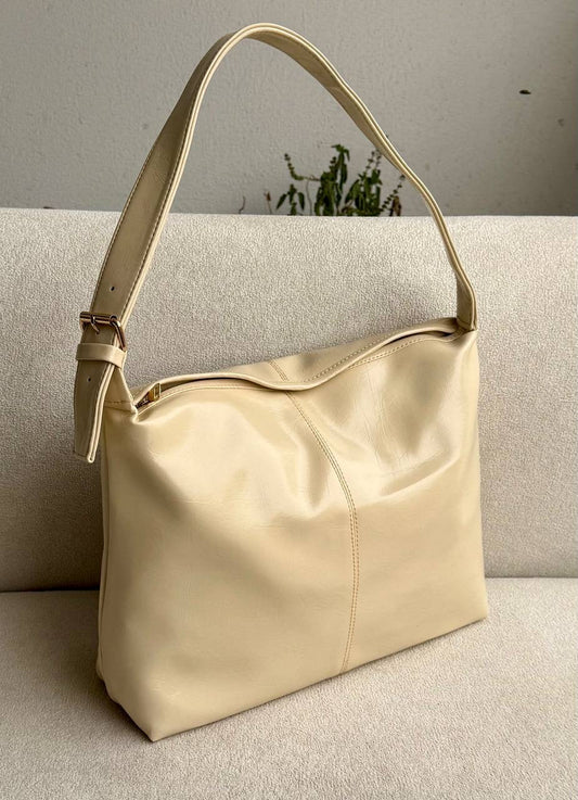 Wide Tote Bag - Fuchsia