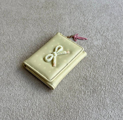 Bonnie Bow Mini Wallet – Butter Yellow