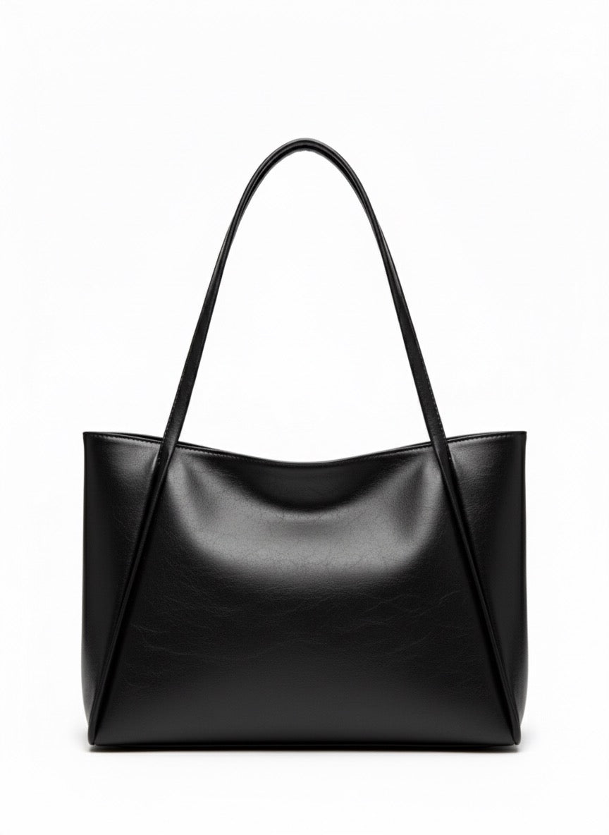 ELLA Minimalist Tote - Black - Ella