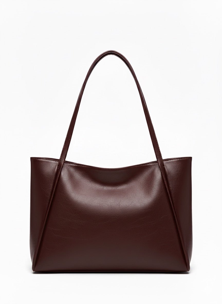 ELLA Minimalist Tote - Brown - Ella