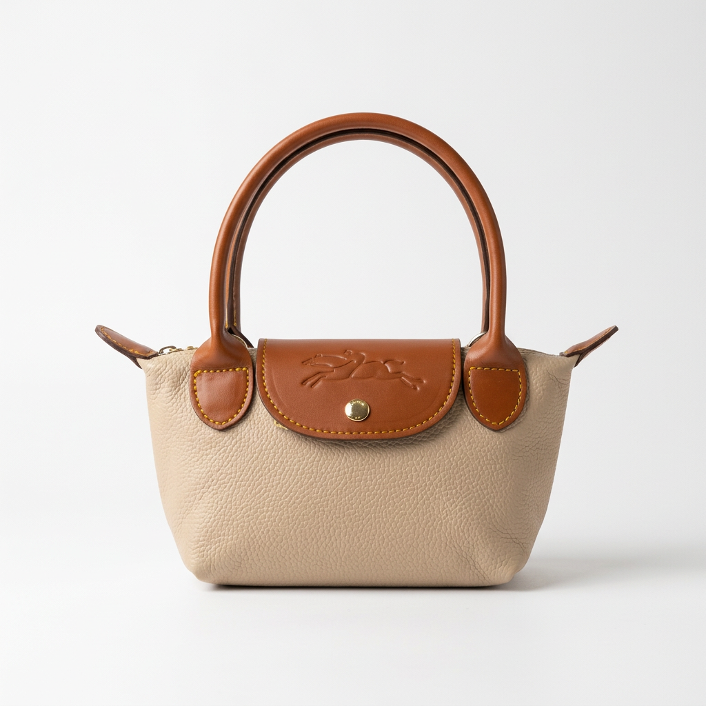Mini Longchamp Cross - Light Beige