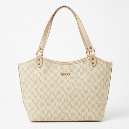 Pattern Tote - Cream