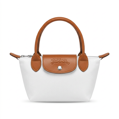 Mini Longchamp Cross - White