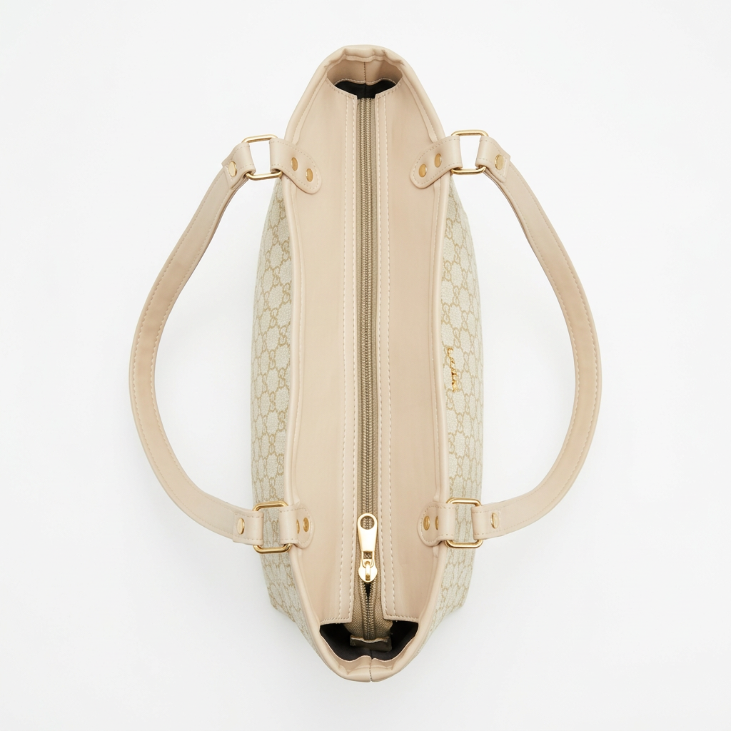 Pattern Tote - Cream