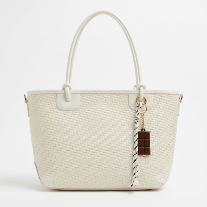 Weave Tote - White