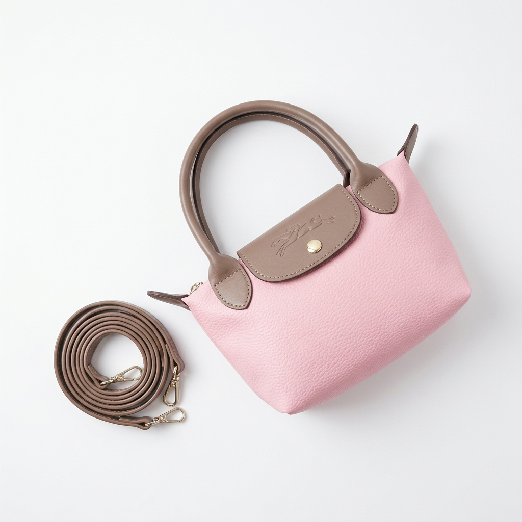 Mini Longchamp Cross - Light Pink