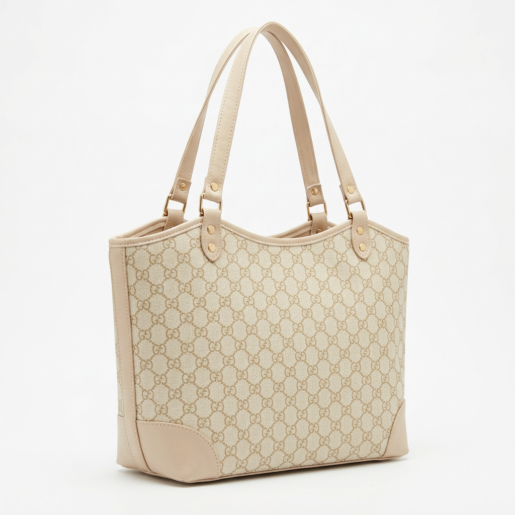 Pattern Tote - Cream